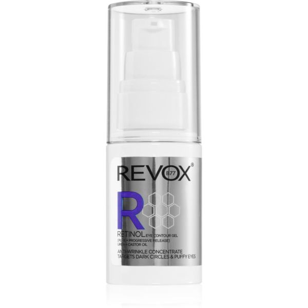 Revox B77 Revox B77 Retinol Eye Contour Gel krema proti gubam za predel okoli oči proti oteklinam in temnim kolobarjem 30 ml