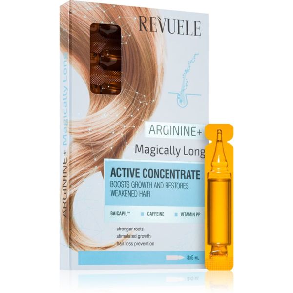 Revuele Revuele Active Concentrate Arginine+ ampule za okrepitev in rast las 8x5 ml