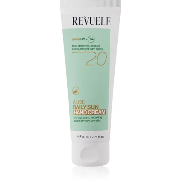 Revuele Revuele Aloe Daily Sun Hand Cream SPF 20 zaščitna krema za roke SPF 20 80 ml