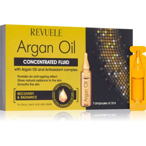 Revuele Revuele Argan Oil Concentrated Fluid koncentrirani serum za obraz z arganovim oljem 7x2 ml