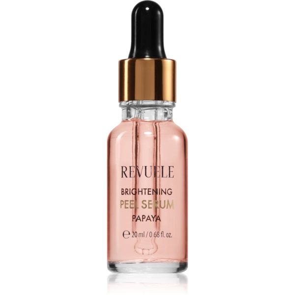 Revuele Revuele Brightening Papaya Peel Serum gladilni eksfoliacijski serum za osvetlitev kože 20 ml