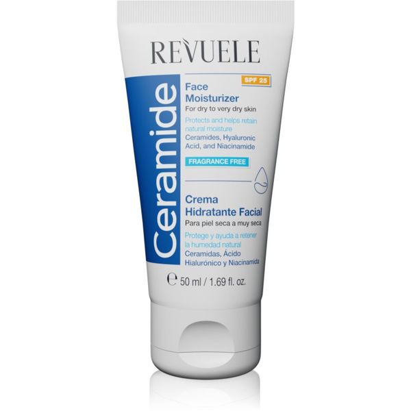 Revuele Revuele Ceramide Face Moisturizer SPF 25 dnevna zaščitna krema za suho do zelo suho kožo SPF 25 50 ml