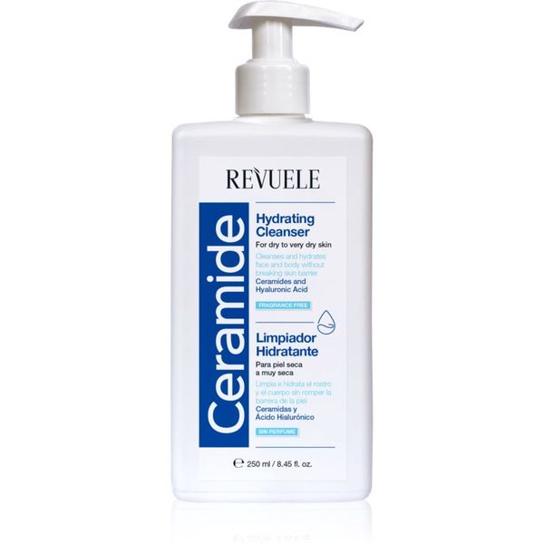 Revuele Revuele Ceramide Hydrating Cleanser gel za umivanje obraza in tela za suho do zelo suho kožo 250 ml