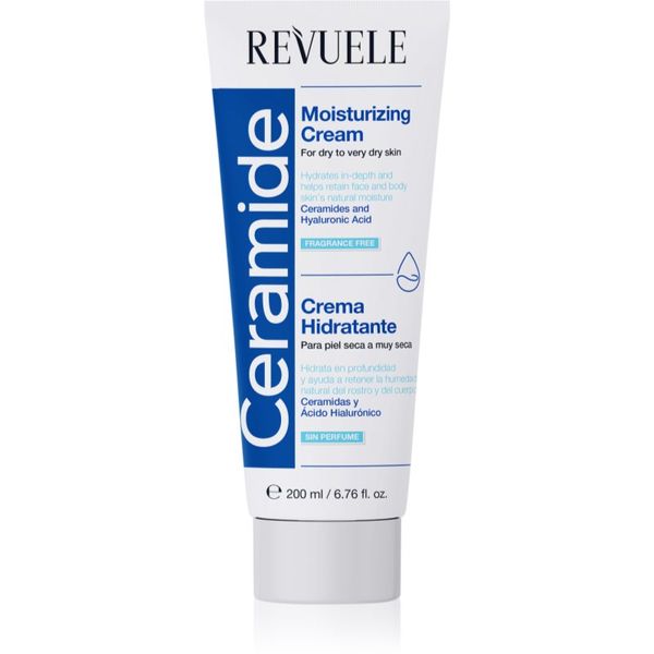 Revuele Revuele Ceramide Moisturizing Cream vlažilna krema za obraz in telo za suho do zelo suho kožo 200 ml