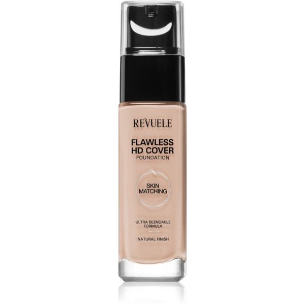 Revuele Revuele Flawless HD Cover Foundation lahki tekoči puder za popoln videz odtenek 01 Ivory 33 ml