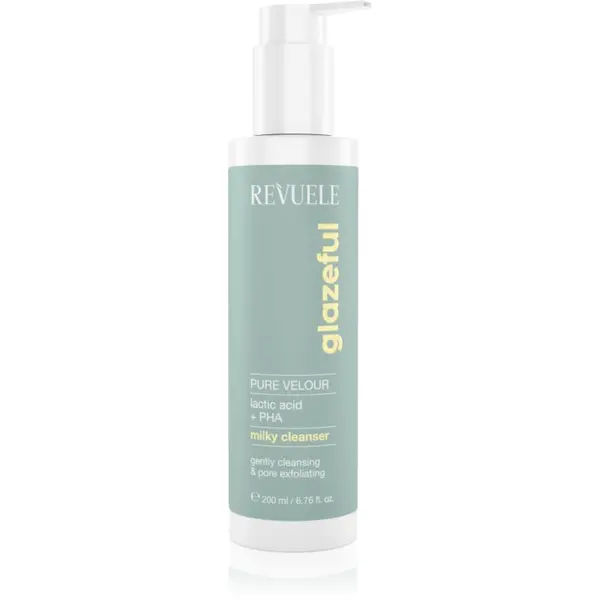 Revuele Revuele Glazeful Milky Cleanser Pure Velour nežno čistilno mleko z učinkom eksfoliacije 200 ml