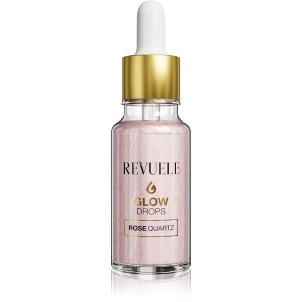 Revuele Revuele Glow Drops Rose Quartz serum za osvetljevanje za telo in obraz 20 ml