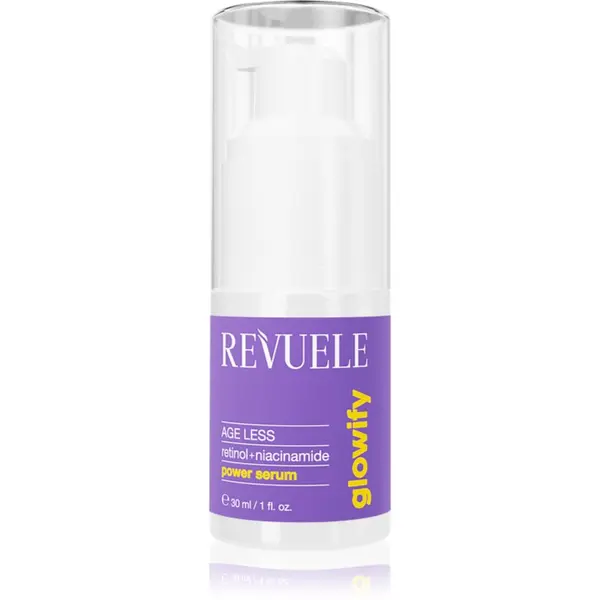Revuele Revuele Glowify Age Less Powe Serum Retinol + Niacinamid pomlajevalna nočna nega 30 ml