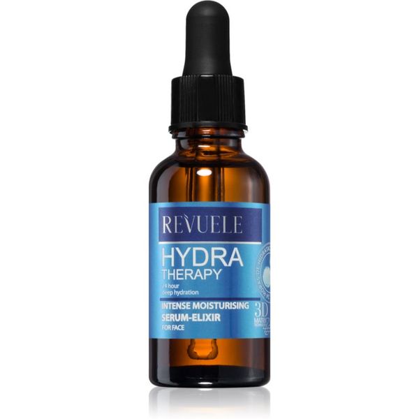 Revuele Revuele Hydra Therapy Intense Moisturising Serum-Elixir intenzivno vlažilni serum za obraz 30 ml