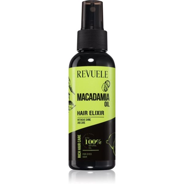 Revuele Revuele Macadamia Oil Hair Elixir zaščitno pršilo za barvane lase 120 ml