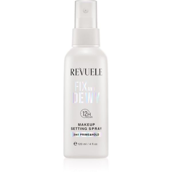 Revuele Revuele Makeup Setting Spray Fix And Dewy pršilo za fiksiranje make-upa za osvetlitev kože 120 ml