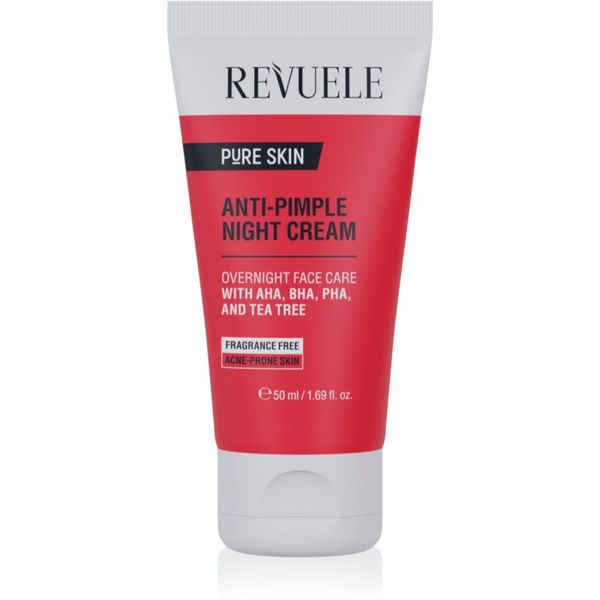 Revuele Revuele Pure Skin Anti-Pimple nočna krema proti aknam 50 ml