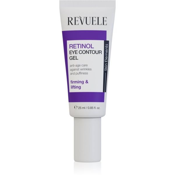 Revuele Revuele Retinol Eye Contour Gel vlažilni gel za predel okoli oči proti gubam in temnim kolobarjem 25 ml