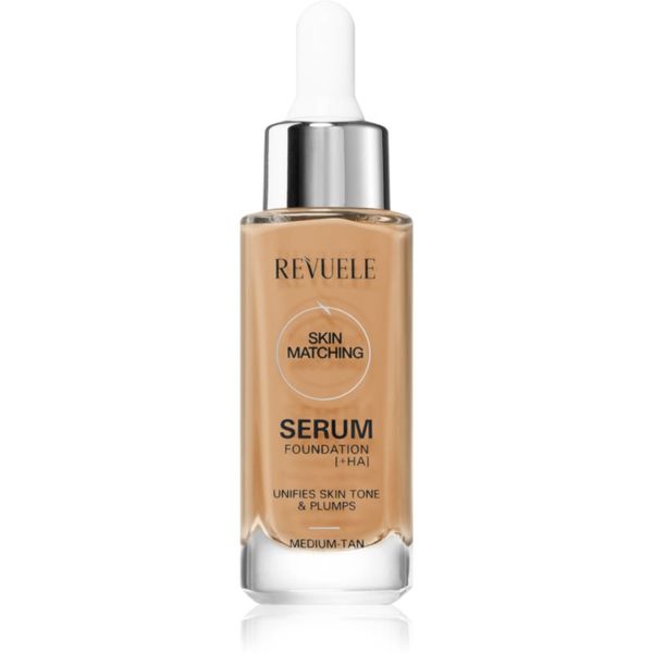 Revuele Revuele Serum Foundation [+HA] vlažilni tekoči puder za poenotenje tona kože odtenek Medium-Tan 30 ml