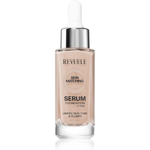 Revuele Revuele Serum Foundation [+HA] vlažilni tekoči puder za poenotenje tona kože odtenek Very Light 30 ml