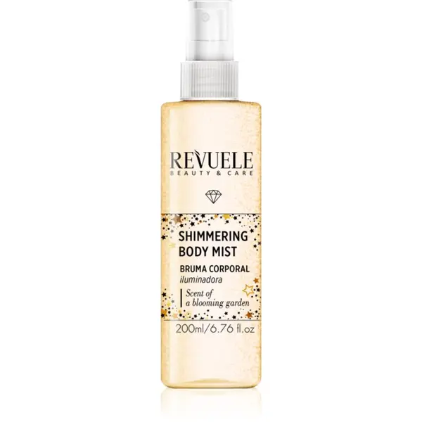 Revuele Revuele Shimmering Body Mist posvetlitvena meglica za telo odtenek Gold 200 ml