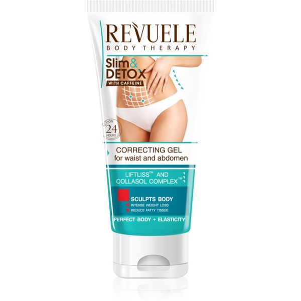 Revuele Revuele Slim & Detox With Caffeine gel za hujšanje za trebuh in boke 200 ml
