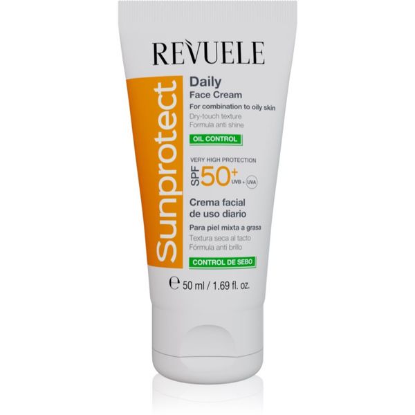 Revuele Revuele Sunprotect Oil Control zaščitna krema za obraz za mastno kožo SPF 50+ 50 ml