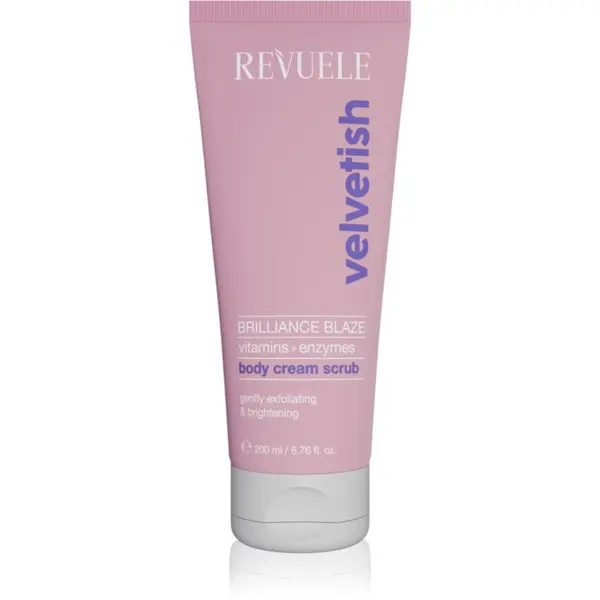 Revuele Revuele Velvetish Brilliance Blaze Body Cream Scrub posvetlitveni piling za telo 200 ml