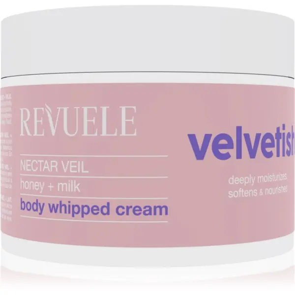 Revuele Revuele Velvetish Nectar Veil Body Whipped Cream vlažilna krema za telo Honey + Milk 300 ml