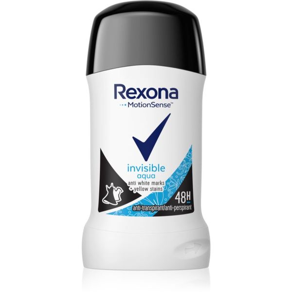 Rexona Rexona Invisible Antiperspirant antiperspirant Aqua 40 ml