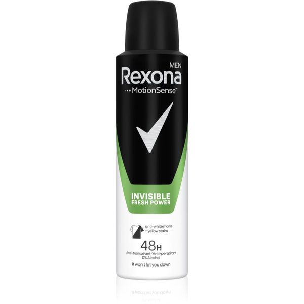Rexona Rexona Invisible Fresh Power antiperspirant v pršilu za moške 150 ml