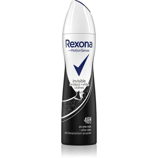 Rexona Rexona Invisible on Black + White Clothes Antiperspirant antiperspirant v pršilu (48h) 150 ml