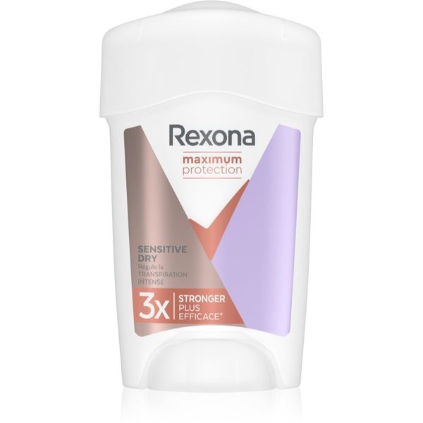 Rexona Rexona Maximum Protection Antiperspirant kremasti antiperspirant proti prekomernemu potenju Sensitive Dry 45 ml