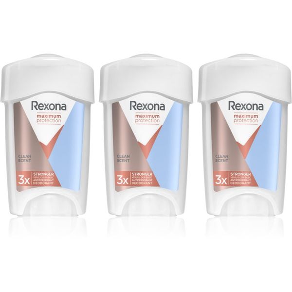 Rexona Rexona Maximum Protection Clean Scent kremast antiperspirant za redukcijo potenja (ugodno pakiranje)