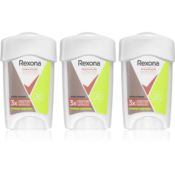 Rexona Rexona Maximum Protection Stress Control kremast antiperspirant za redukcijo potenja(ugodno pakiranje)