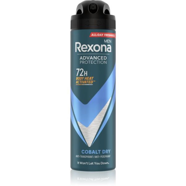 Rexona Rexona Men Advanced Protection antiperspirant v pršilu 72 ur za moške Cobalt Dry 150 ml