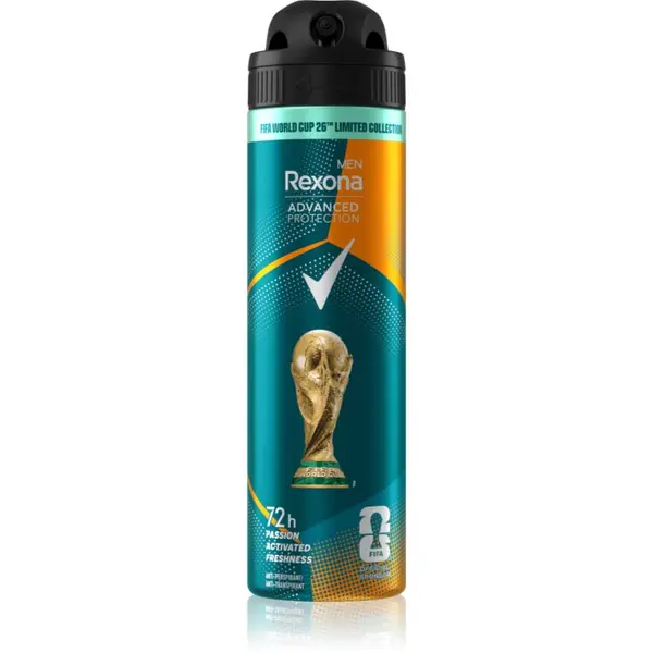 Rexona Rexona Men Advanced Protection FIFA antiperspirant pršilo 150 ml