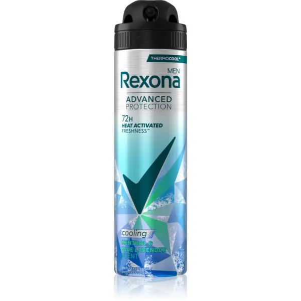 Rexona Rexona Men Advanced Protection Menthol & Blue Lavender antiperspirant pršilo 150 ml