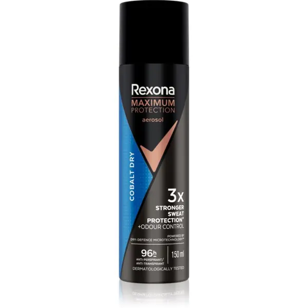 Rexona Rexona Men Maximum Protection Cobalt Dry antiperspirant v pršilu proti prekomernemu potenju 150 ml