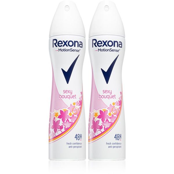 Rexona Rexona Sexy Bouquet Antiperspirant antiperspirant v pršilu 2 x 150 ml(ugodno pakiranje)