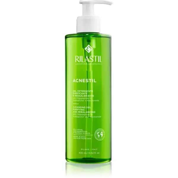 Rilastil Rilastil Acnestil čistilni gel za regulacijo sebuma za mastno k aknam nagnjeno kožo 400 ml