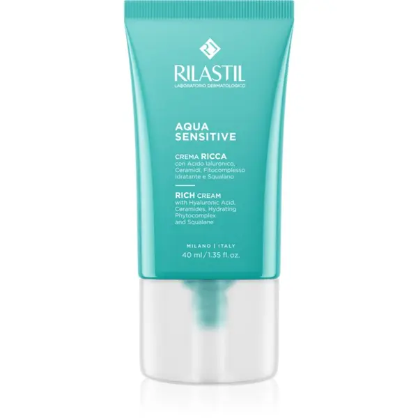 Rilastil Rilastil Aqua Sensitive vlažilna krema za suho do zelo suho kožo 40 ml
