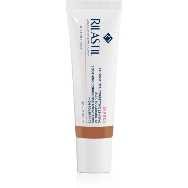 Rilastil Rilastil Difesa Make Up Soothing Foundation pomirjajoči tekoči puder za občutljivo kožo odtenek 05 30 ml