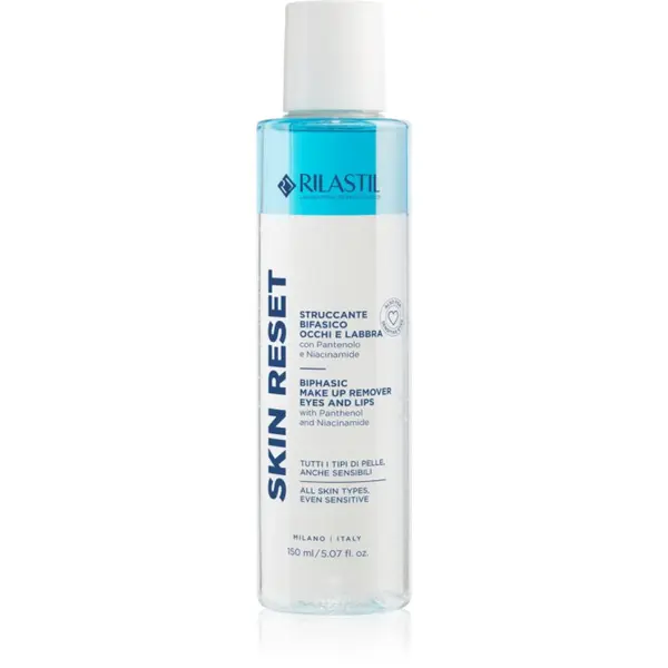 Rilastil Rilastil Skin Reset dvofazni odstranjevalec ličil za oči in ustnice 150 ml
