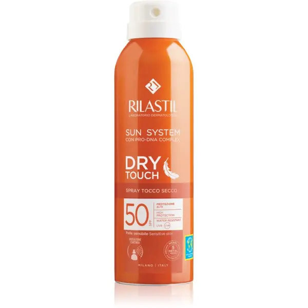Rilastil Rilastil Sun System Dry Touch zaščitno pršilo za sončenje SPF 50 200 ml