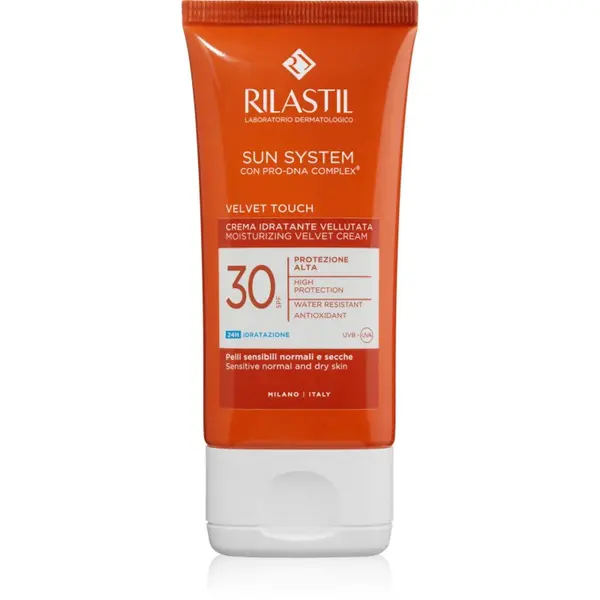 Rilastil Rilastil Sun System Velvet Touch zaščitna krema za obraz SPF 30 50 ml