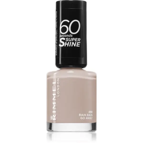 Rimmel Rimmel 60 Seconds By Rita Ora lak za nohte odtenek 498 Rain Rain Go Away 8 ml