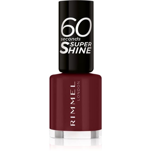 Rimmel Rimmel 60 Seconds Super Shine lak za nohte odtenek 340 Berries And Cream 8 ml