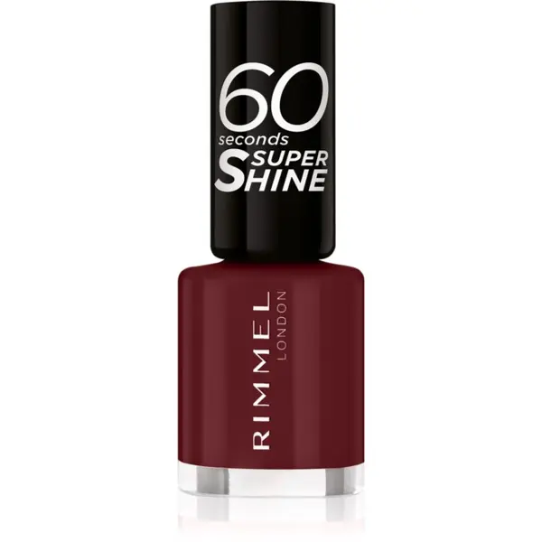 Rimmel Rimmel 60 Seconds Super Shine lak za nohte odtenek 340 Berries And Cream 8 ml