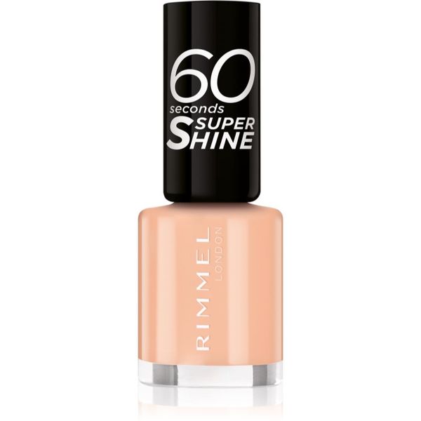 Rimmel Rimmel 60 Seconds Super Shine lak za nohte odtenek 401 Nude Nostalgia 8 ml