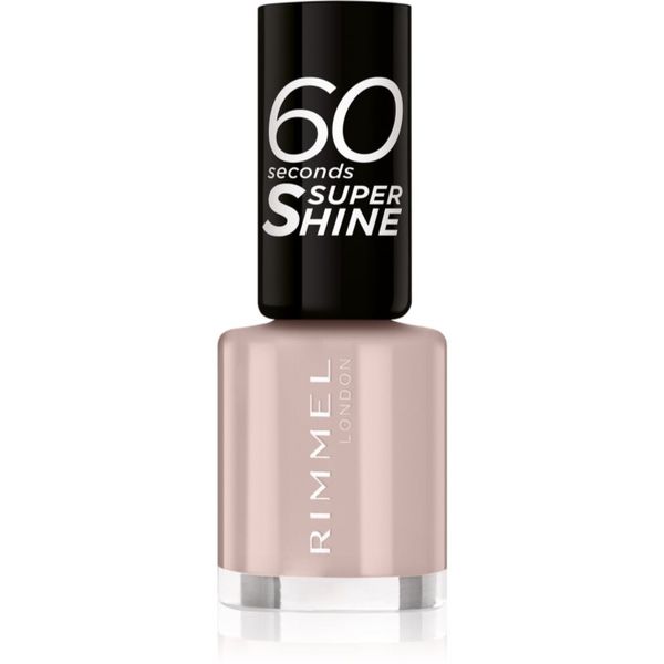 Rimmel Rimmel 60 Seconds Super Shine lak za nohte odtenek 500 Caramel Cupcake 8 ml