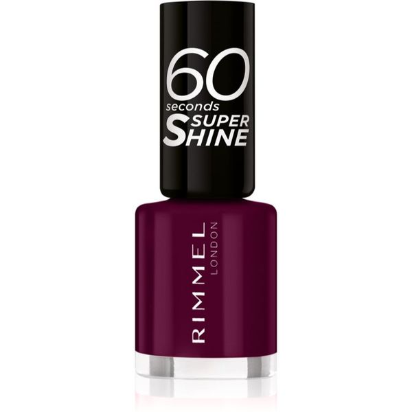 Rimmel Rimmel 60 Seconds Super Shine lak za nohte odtenek 712 Berry Pop 8 ml