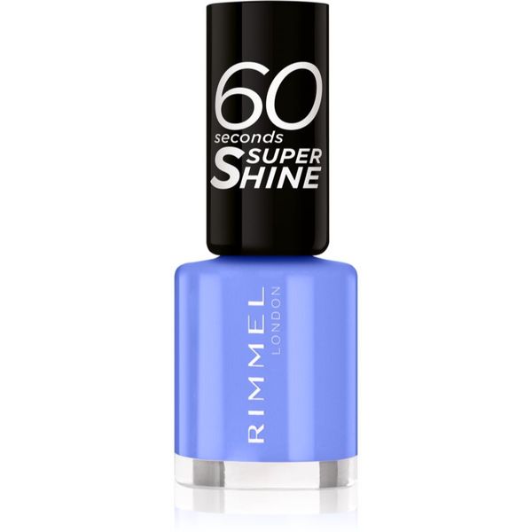 Rimmel Rimmel 60 Seconds Super Shine lak za nohte odtenek 856 Blue Breeze 8 ml