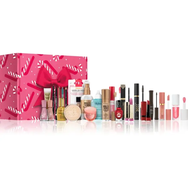 Rimmel Rimmel Advent Calendar DIY Candy Glam (x Sally Hansen, Max Factor & Bourjois) adventni koledar limitirana edicija 1 kos