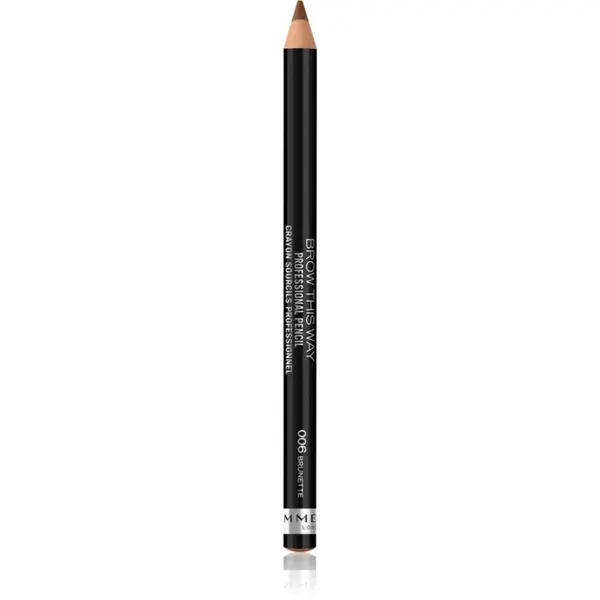 Rimmel Rimmel Brow This Way svinčnik za obrvi s krtačko odtenek 006 Brunette 1,4 g